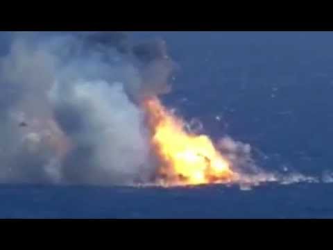 Видео неудачного приземления Falcon 9